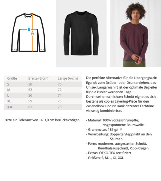 Werbellinsee Anker  - Unisex Long Sleeve T-Shirt