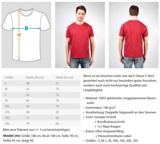 52° Werbellinsee  - Herren Premiumshirt