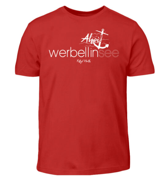 Werbellinsee Ahoi! - Kinder T-Shirt-4