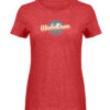Werbellinsee Retrowelle - Damen Melange Shirt-6802