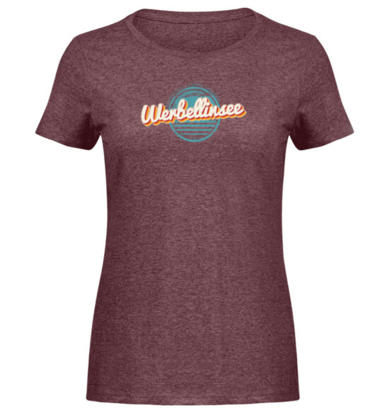 Werbellinsee Retrowelle - Damen Melange Shirt-6805