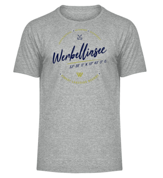 Werbellinsee Finest - Herren Melange Shirt-6807