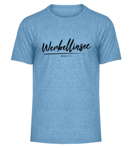 52° Werbellinsee - Herren Melange Shirt-6806