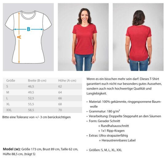 Werbellinsee 52° (Color Edition)  - Damen Premiumshirt