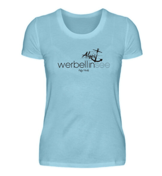 Werbellinsee Ahoi! - Damen Premiumshirt-674