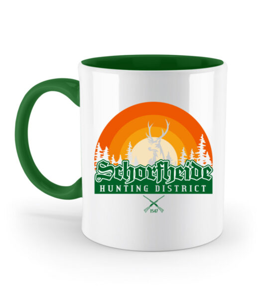 Schorfheide Hunting - Zweifarbige Tasse-30