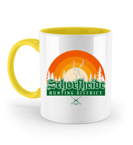 Schorfheide Hunting - Zweifarbige Tasse-5766