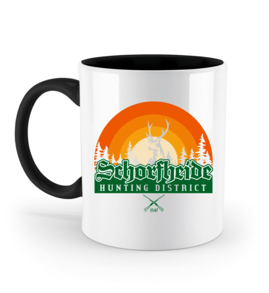 Schorfheide Hunting - Zweifarbige Tasse-16