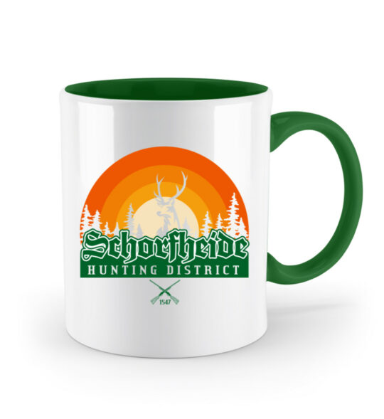 Schorfheide Hunting - Zweifarbige Tasse-30