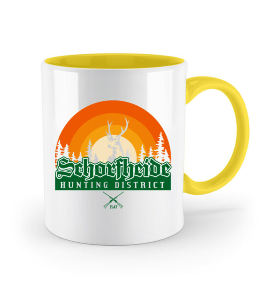 Schorfheide Hunting - Zweifarbige Tasse-5766