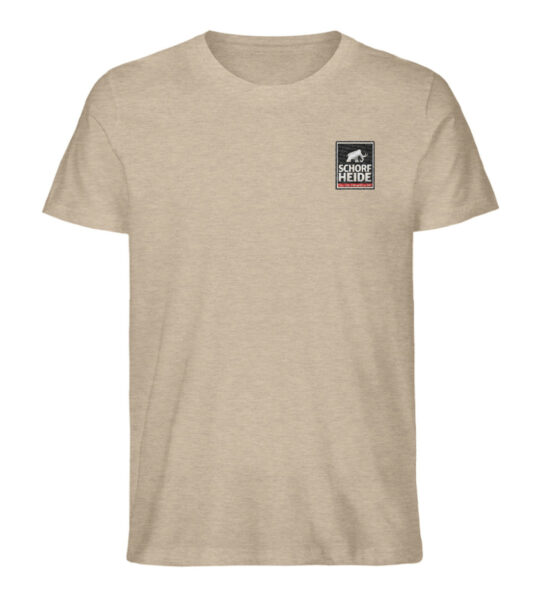 Schorfheide Mammut (Stick) - Herren Organic Melange Shirt-6931