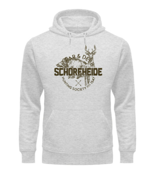 Schorfheide Boar&Deer - Unisex Organic Hoodie-6892