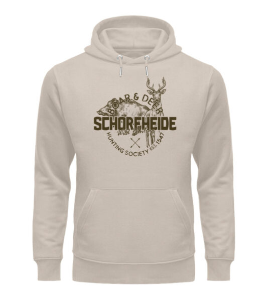 Schorfheide Boar&Deer - Unisex Organic Hoodie-7013