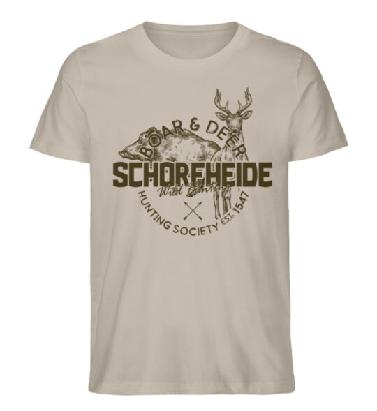 Schorfheide Boar&Deer - Herren Premium Organic Shirt-7159