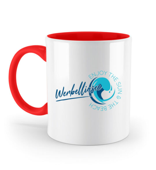 Werbellinsee Sun&Beach - Zweifarbige Tasse-5761