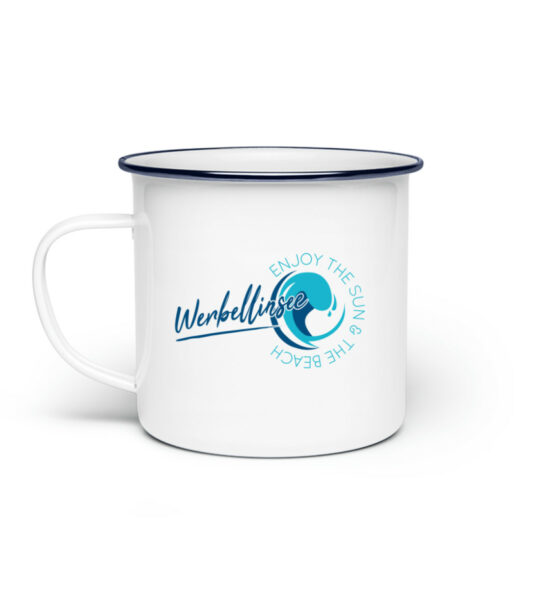 Werbellinsee Sun&Beach - Emaille Tasse-3