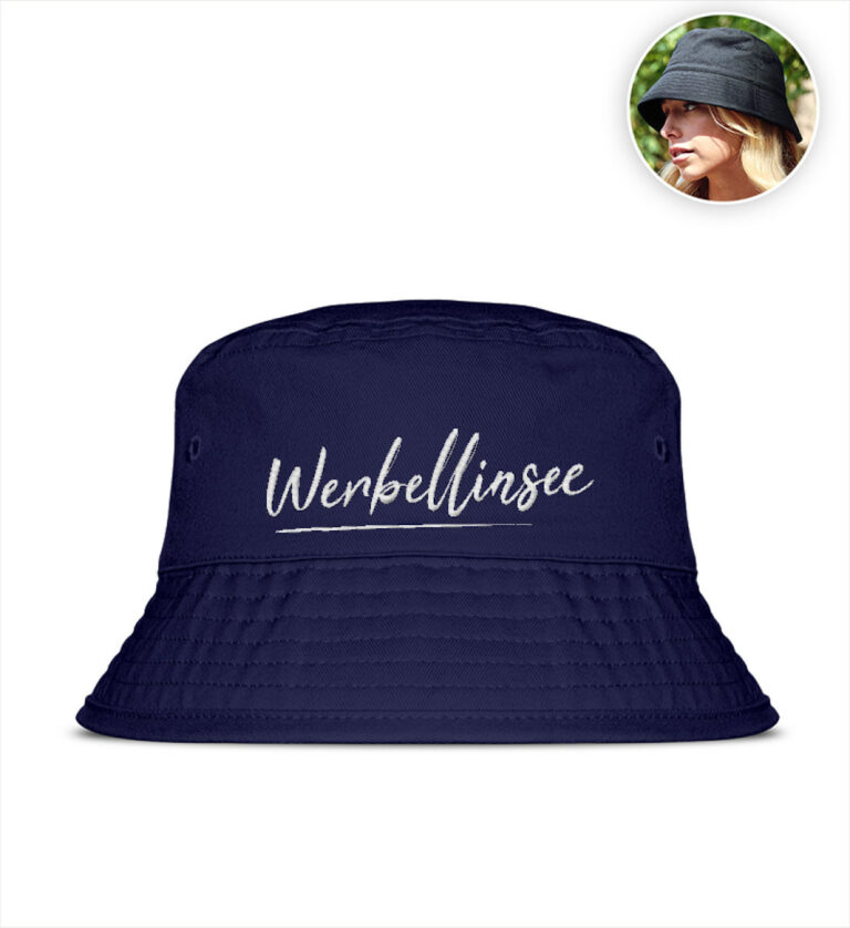 Werbellinsee 52° (Stick) - Organic Bucket Hat mit Stick-6901