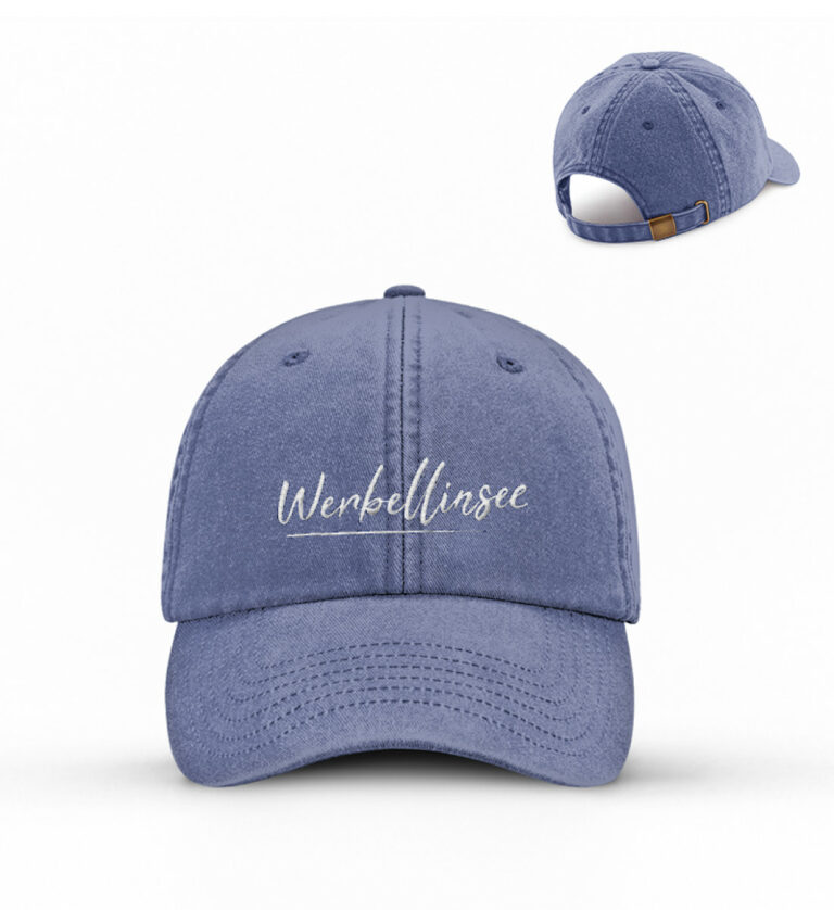 Werbellinsee 52° (Stick) - Vintage Dad Cap mit Stick-7287