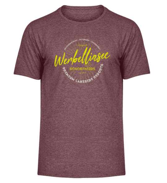 Werbellinsee Premium - Herren Melange Shirt-6805
