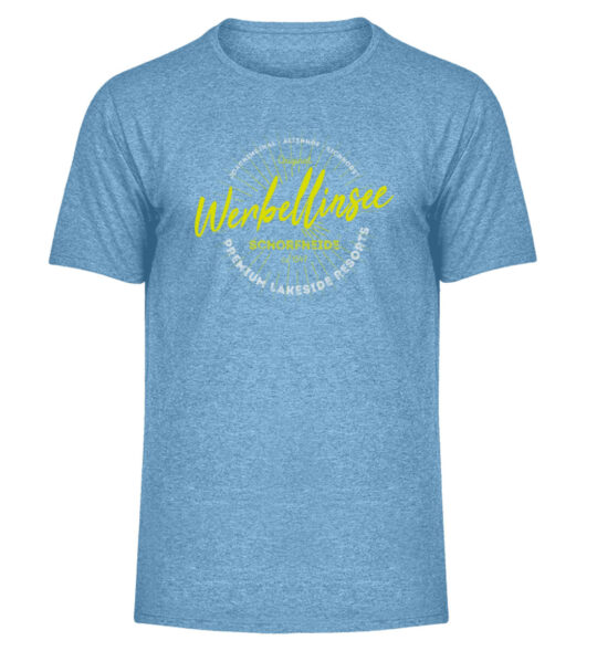 Werbellinsee Premium - Herren Melange Shirt-6806