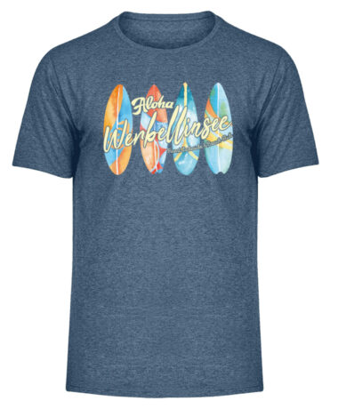 Werbellinsee Aloha - Herren Melange Shirt-6803