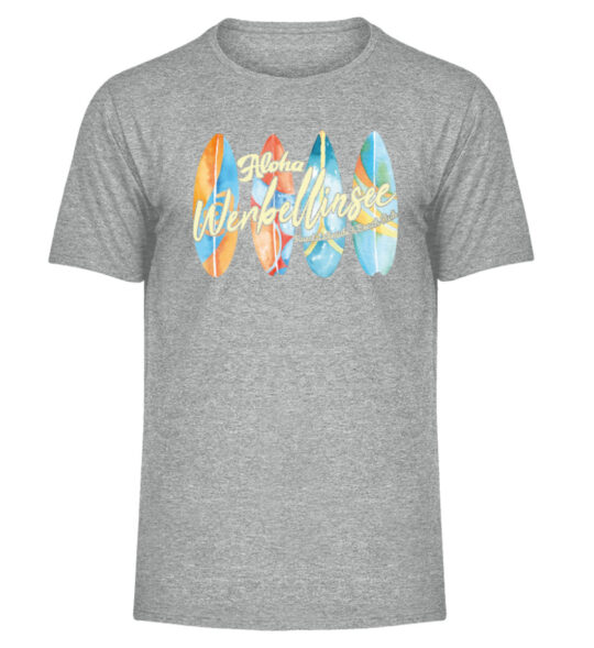 Werbellinsee Aloha - Herren Melange Shirt-6807