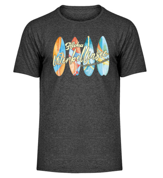Werbellinsee Aloha - Herren Melange Shirt-6808