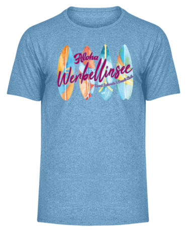 Werbellinsee Aloha - Herren Melange Shirt-6806