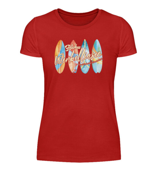 Werbellinsee Aloha - Damenshirt-4