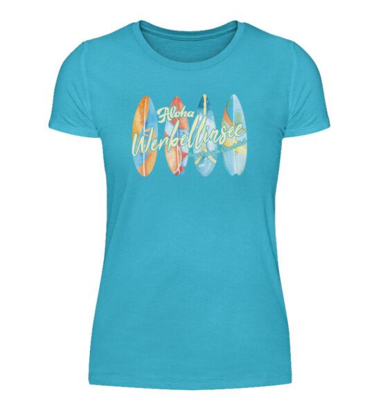 Werbellinsee Aloha - Damenshirt-2462