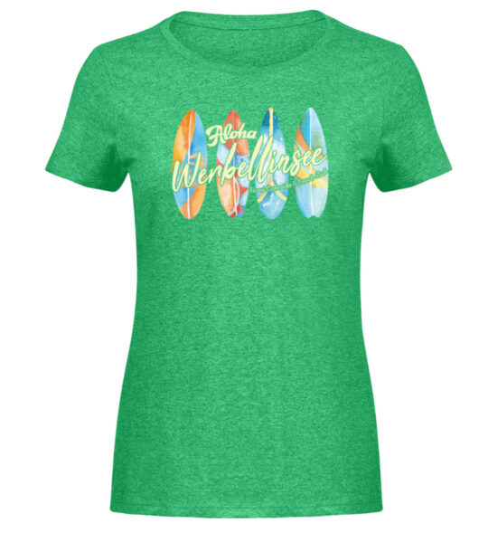 Werbellinsee Aloha - Damen Melange Shirt-6804