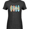 Werbellinsee Aloha - Damen Melange Shirt-6808