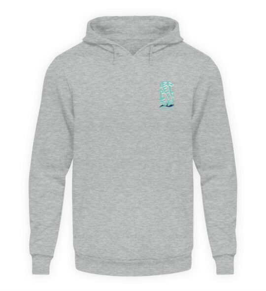 Werbellinsee Wave - Unisex Kapuzenpullover Hoodie-6807