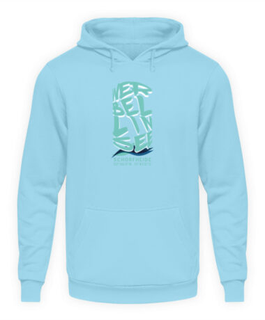 Werbellinsee Wave - Unisex Kapuzenpullover Hoodie-674