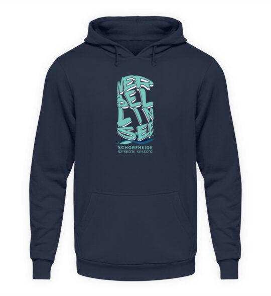 Werbellinsee Wave - Unisex Kapuzenpullover Hoodie-1698