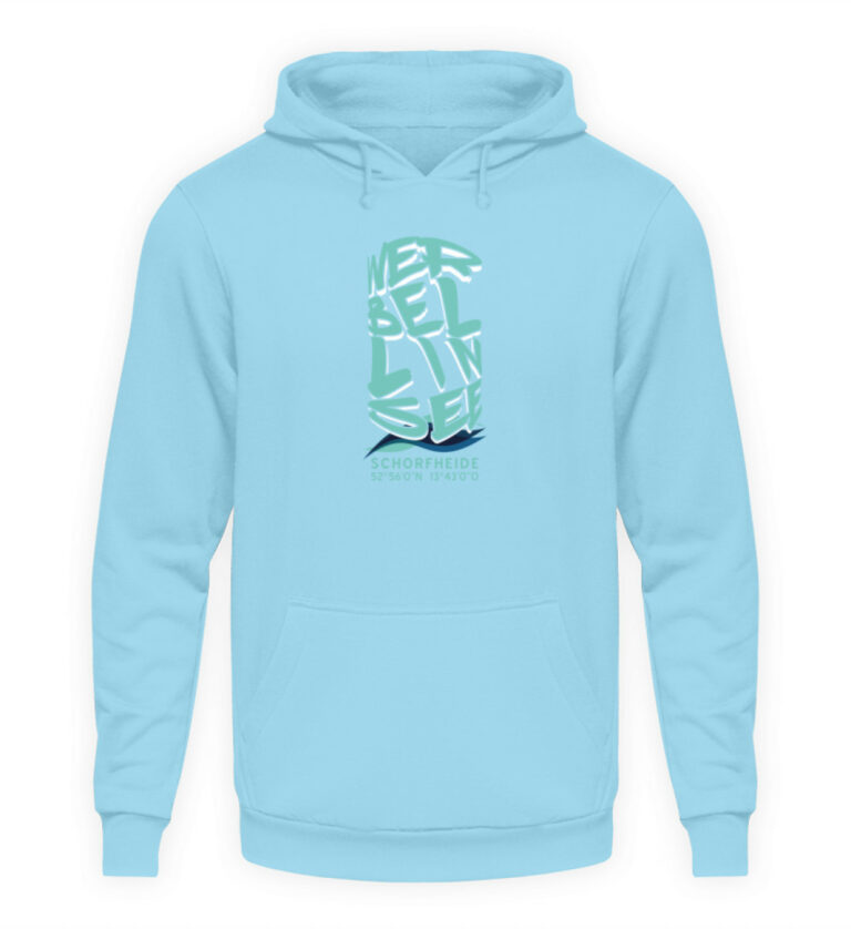 Werbellinsee Wave - Unisex Kapuzenpullover Hoodie-674